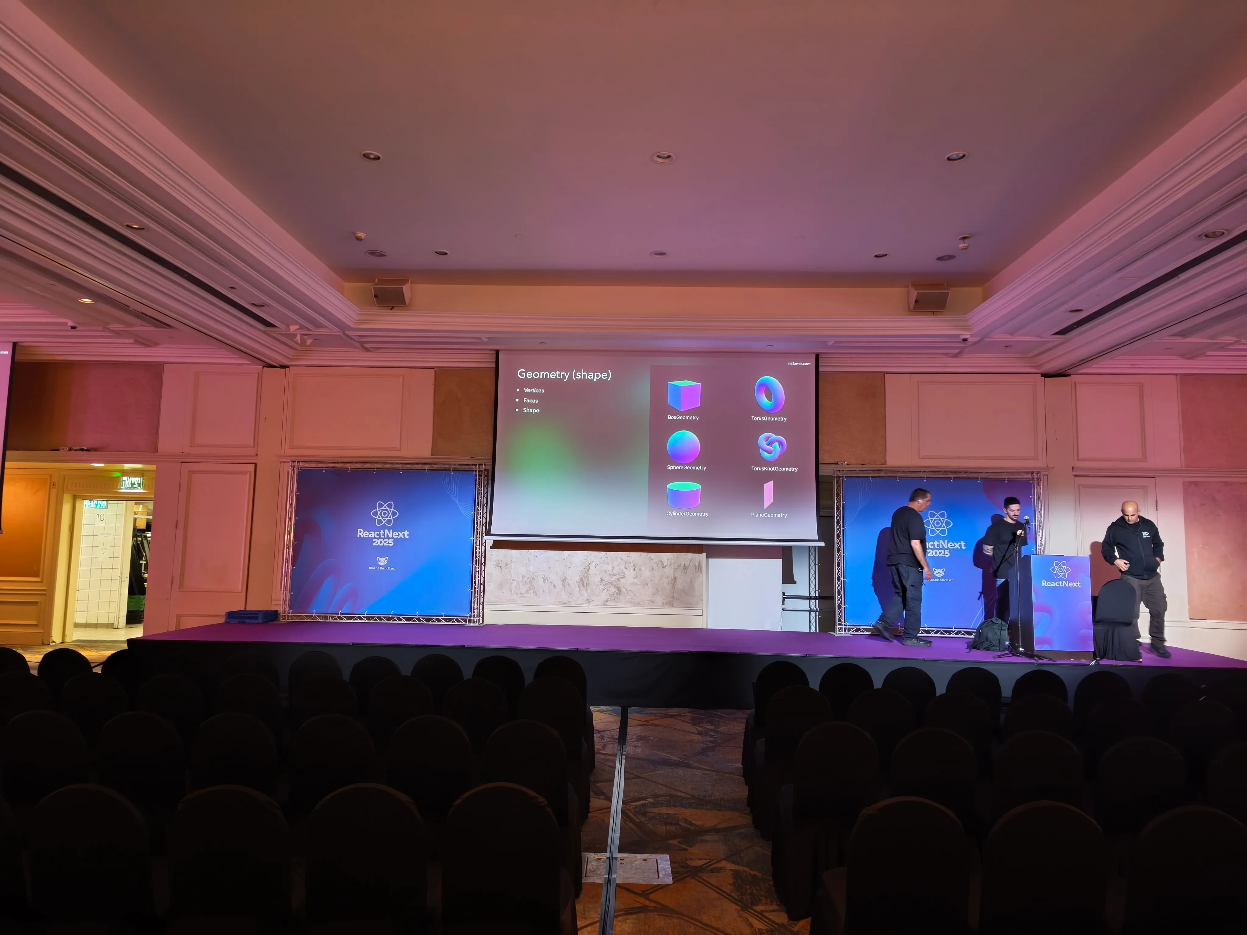 View from back of room